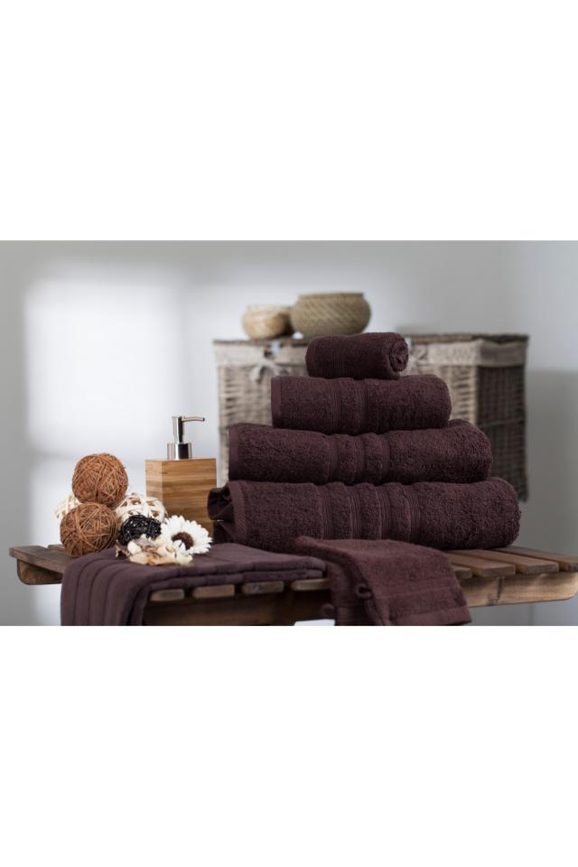 Serviette 100% Coton Chocolat