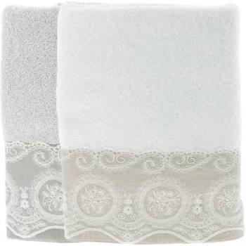 Serviette Invitée 30x50 Brodée CARMINA Serviette Invitée 30x50 Brodée
