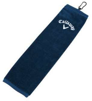 CALLAWAY - SERVIETTE TRI-FOLD COTON BLEU CALLAWAY - SERVIETTE TRI-FOLD