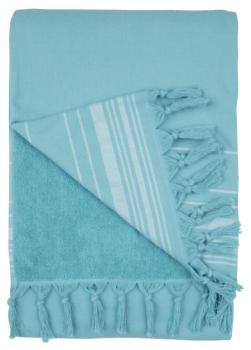 Fouta - Serviette hammam 100x180 cm pétrole