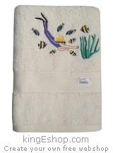 Serviette fille Plongeuse 70x140cm