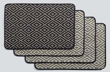 Set de table palmier tressé, Sabin (lot de 4) - AM