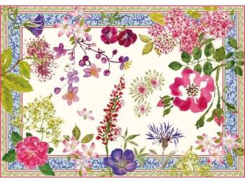 Set de table motif fleuri Millefleurs (lot de 4) Set de table motif fleuri