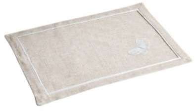 Set de table brodé Opaline Blanc