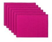 Set de table uni PVC tissage chiné 33x45cm - lot d