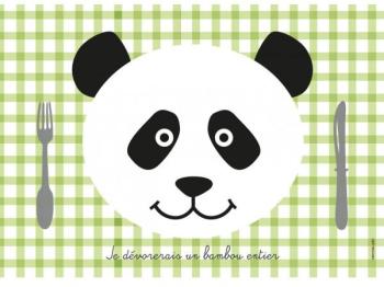 Set de Table Enfant : Panda