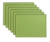 Set de table uni PVC tissage chiné 33x45cm - lot d