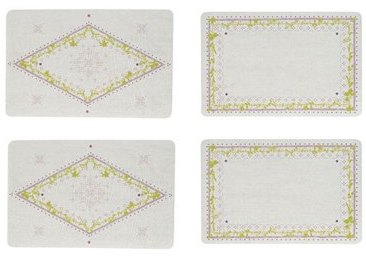 Set de table en polypropylène motifs (par 4) Jardi