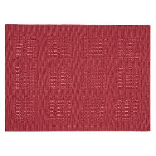 Set de Table Grid 33 x 45 cm Rouge Set de Table Grid 33 x 45