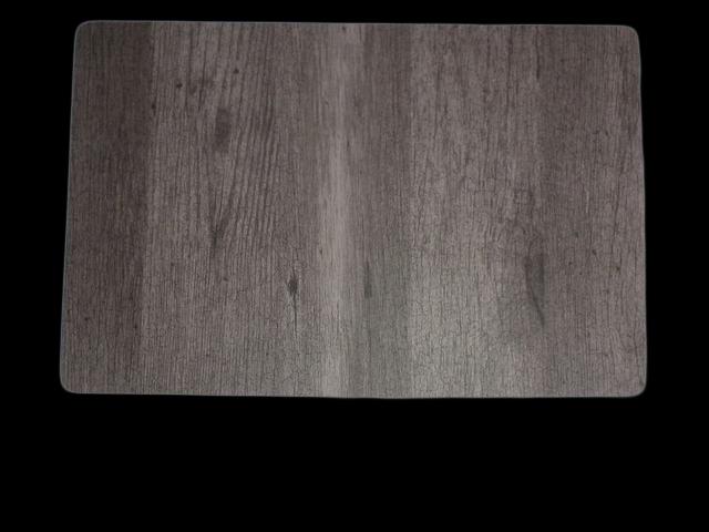 Set de table plastique aspect bois de chêne gris (