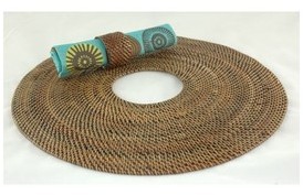 Set de table en vigne deau, rond
