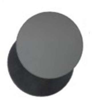 Set de table rond freeform réversible gris et noir Set de table rond freeform