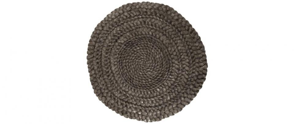 Set de table Fibre naturelle de mais Gris NATURA