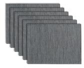 Set de table uni PVC tissage chiné 33x45cm - lot d