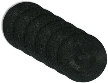 Set de table uni rond tissage spirale polypropylèn