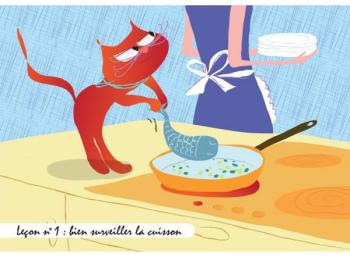 Set De Table Chat : Gribouille - Leçon n°1