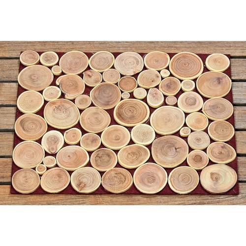 Set de table rondins de bois 38 x 30 cm Timon