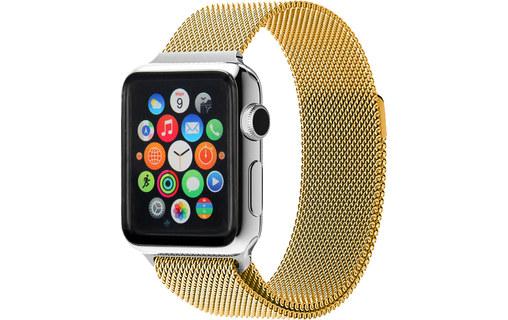 Bracelet pour Apple Watch 42mm à maille milanaise