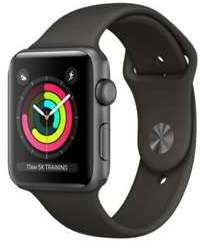 Apple Watch Series 3 (GPS) - 38 mm - espace gris en Apple Watch Series 3 (GPS)