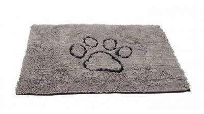 Tapis absorbant Dirty Dog Doormat gris pour chien