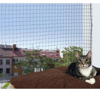 Trixie Filet de protection noir fenêtre pour chat 2 Trixie Filet de protection