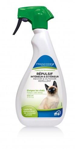 Répulsif intérieur et extérieur chat Francodex 650 Répulsif intérieur et extérieur