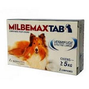 Milbemax Tab Vermifuge Chiens 5 kg - Novartis - 2