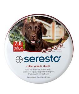 Seresto Collier Antiparasitaire Grands Chiens 8 k