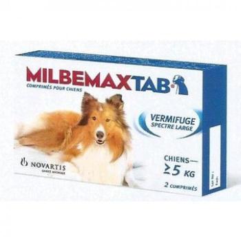 MilbemaxTab Chiens 2 Comprimés MilbemaxTab Chiens 2 Comprimés