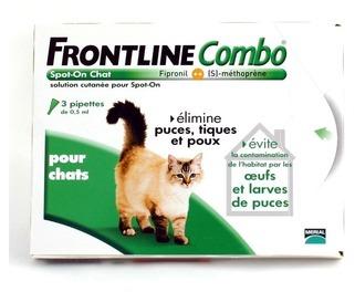 Frontline Combo Spot-On Chat - 3 pipettes