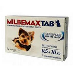 Milbemax Tab Vermifuge Petits Chiens et Chiots De