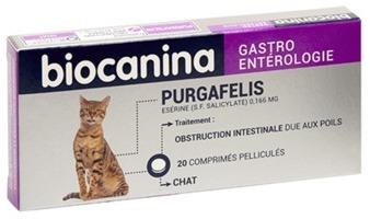Biocanina Purgafelis 20 comprimés Biocanina Purgafelis 20 comprimés