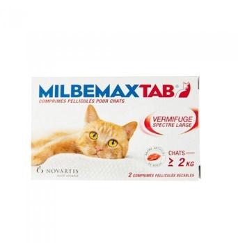 MilbemaxTab Chats 2 Comprimés MilbemaxTab Chats 2 Comprimés