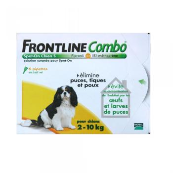 Frontline Combo Spot-On S Chien (2-10 kg) - 6 pipe