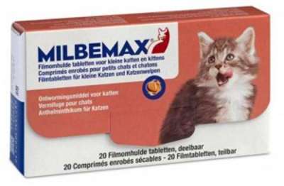 Milbemax Vermifuge Small pour chat et chaton 2 Comprimés Milbemax Vermifuge Small pour