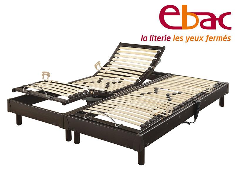 Lit electrique ebac s61 2x80x200