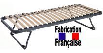 Sommier pieds repliable 90x190