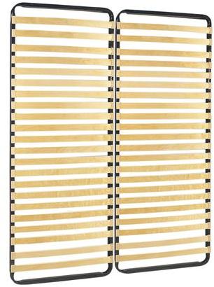 Sommier cadre à lattes ALINEA 4cm (2x80x200cm) Ble