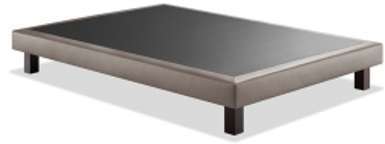 Sommier MY MATELAS Design Lattes Taupe Taille 2 x 80 Sommier MY MATELAS Design