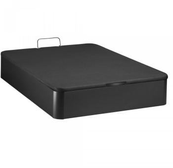 Lit coffre 2 places noir (160x200cm) Lit coffre 2 places noir (160x200cm)