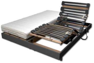 Sommier de relaxation gris ALINEA 12,5cm (80x200cm