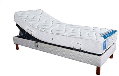 Sommier électrique RELAXIMO tapissier + Matelas la