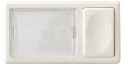 Bouton de sonnette en saillie avec plaque de nom