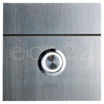 Bouton de sonnette encastré avec champ de gravure