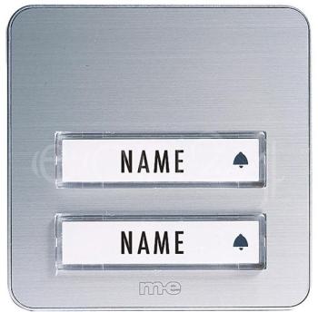 Bouton sonnette pour maison 2 appartements KTA2 ar