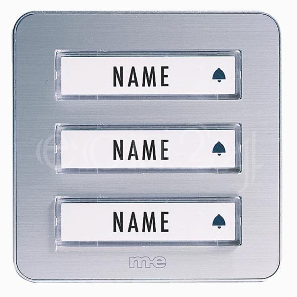 Bouton sonnette pour maison 3 appartements KTA 3 a