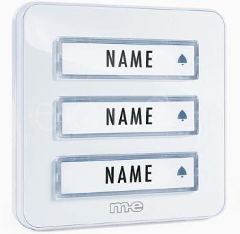 Bouton sonnette pour maison 3 appartements KTA 3 b
