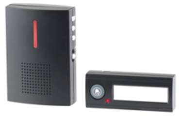 Sonnette sans fil FTK-120 à signal acoustique et visuel Sonnette sans fil FTK-120