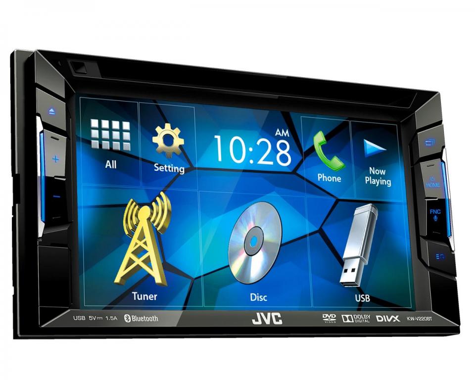 Autoradio DVD/CD Bluetooth JVC KW-V220BT