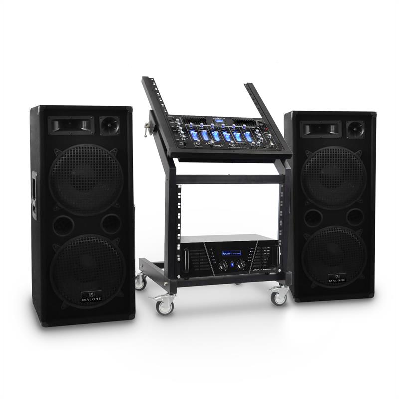 Set DJ PA Rack Star Series Mars Flash 400 Personnes Set DJ PA Rack Star Series
